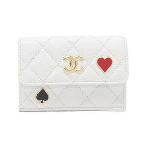 CHANEL White Wallet